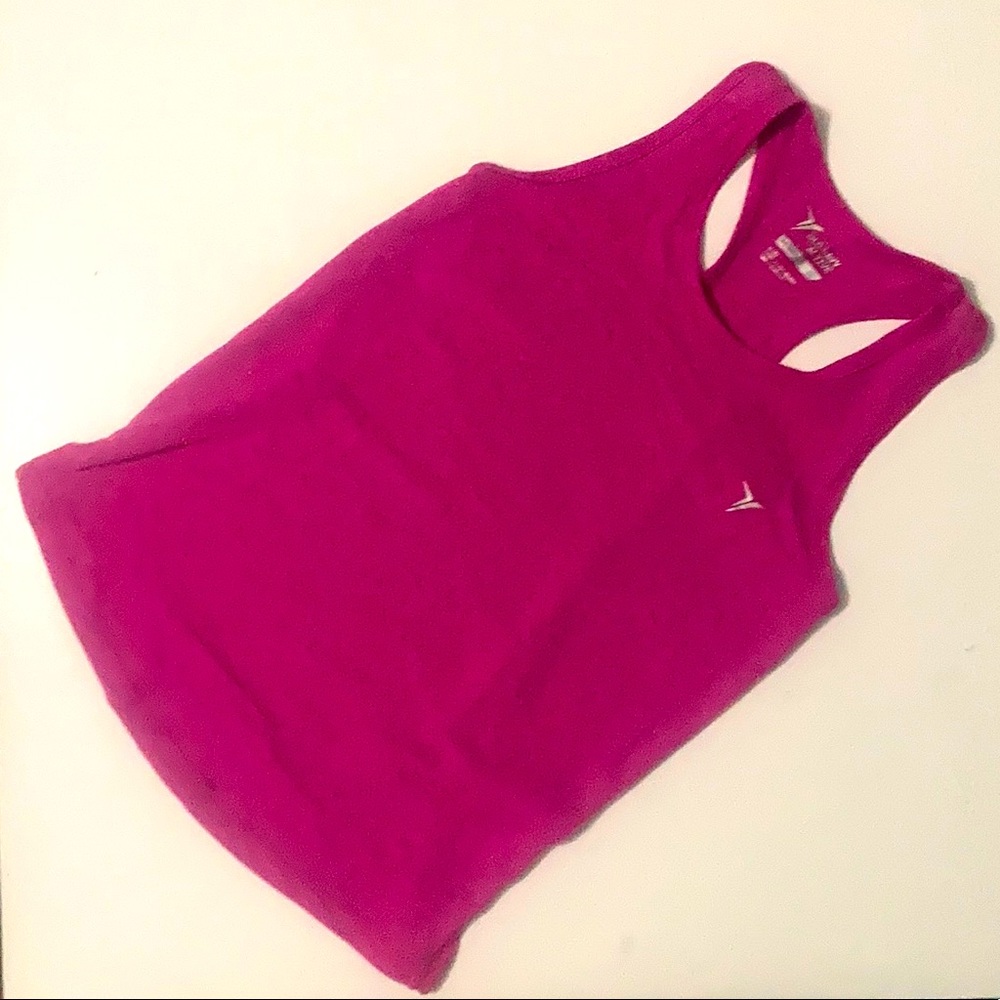 Girls Pink Old Navy Athletic Tank Top
